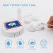 Vintage Wyoming State Flag Contact Lens Case | Travel Portable Round Storage Box Kit with Mirror for Outdoor Use - Buy Online on GoSupps.com