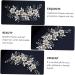 Ipetboom 1pc White Leaf Comb Rhinestone Headpiece Pearl Hair Ties Bridal Hair Comb Beautiful Hair Accessory Bridal Floral Side Comb Prom Hair Clips Hair Pin Grace Bride Alloy Crystal Flower - Buy Online on GoSupps.com