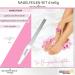 Premium Solingen Nail Files Set - 3 High-Quality Nail Files + Polishing File for Perfect Nails | International Shipping Available - Buy Online on GoSupps.com