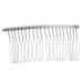 SKISUNO 20 Wedding Veil Comb Bride Headpieces for Wedding Wire Hairpins Hair for Women Black Metal Veil Hair Comb Hair Accessories for Women Wedding Bridal Veil Miss French Wide Tooth Comb
