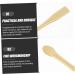 Baluue 50 Pcs Mask Spoon Mini Mask Applicator Face Cream Applicator Mini Skin Care Spatula Makeup Minis Abs 6X1X0.3CMx5pcs Goldenx5pcs - Buy Online on GoSupps.com