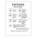 Halloween Temporary Tattoos - 5 Large Sheets Fake Tattoo Stickers for Parties, Cosplay, and Costumes - Buy Online on GoSupps.com