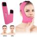 Face Slimming V Face Line Belt | Breathable Chin Lift Up Anti Wrinkle Sleep Strap - Red - Buy Online on GoSupps.com