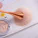 kawehiop Makeup Brush Blush Foundation Loose Powder Blending Brushes Long Handle DIY Portable Plating Washable Make Up Tool Rose Gold - Buy Online on GoSupps.com