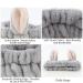 AHONEY Animals Ears Headbands - 4Pcs Cute Coral Fleece Makeup Spa Headbands for Women and Girls - Buy Online on GoSupps.com