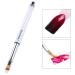 Lwtose 2pc Ombre Nail Brush Set - Nail Art Painting Pen for UV Gel Polish & Rhinestone Creations - Golden Color Gradient - Buy Online on GoSupps.com