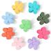 Flower Hair Clips 9PCS Hair Claw Clips   Large Hair Jaw Clips For Women Thick Hair  Non Slip Cute Hair Catch Barrettes Jaw Clamps for Girls Headwear  9 Colors Big Flower Claw Clips For Hair (Multicolour-9Pcs)
