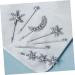 FRCOLOR 3 Sets Fringe Bobby Pin Barrettes for Women Metal Hair Barrettes Hair Accessories Side Clip Goody Hair Clips for Women Hair Clips Star Hair Clips Fashion Alloy Issue Card - Buy Online on GoSupps.com