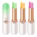 XINYUNXIN Lip Balm 3 Pack Clear Color Temperature Change Lipstick Set Long Lasting Moisturizing Lipstick Lip Care Natural Lip Protection Lip Repair D