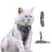 Amogato Cat Harness and Leash Set Grey Medium