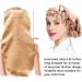 Extra Long Satin Bonnet for Women - 2 Pcs Braid & Curly Hair Bonnets - Soft Silk - Black/Golden - Buy Online on GoSupps.com
