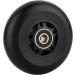 AOWESM Inline Skate Wheels 80mm 85A with ABEC-9 Bearings and Spacers - 4 Pack | Outdoor Roller Blades Replacement Wheels - Black - Buy Online on GoSupps.com