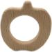 Wendysun 2pcs Cartoon Wood Teether - Natural Animal Pear Shape Baby Teething Toy - Buy Online on GoSupps.com
