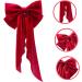 MAGICLULU Satin Ribbon Hairpin Large Hair Bows Bow Hair Clips Giant Bow Hair Dress up Bow Hair Clips Barrettes Halloween Hair Bows Hair Bow Clips Metal Big Bow Accessories Red Girl - Buy Online on GoSupps.com