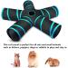 Cat Tunnel 5 Way Cat Tunnel Tube Toys Foldable Cats Play Tunnels Toys with Bell for Indoor Outdoor Pet Interactive Training Toy for Cat Rabbit or Small Animal - Buy Online on GoSupps.com