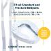 Lunderg Lemon Scented Bedpan Liners - 60 Count Value Pack for Elderly Men and Women - Medical Grade, Super Absorbent Pads - Universal Fit for Females - Easy and Convenient Solution - Buy Online on GoSupps.com
