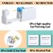 Gold CZ Diamond Ear Piercing Kit - Painless & Safe At-Home Piercing - Hypoallergenic Earrings Included - Buy Online on GoSupps.com