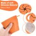 Vicloon Collapsible Silicone Baby Snack Cup - Non Spill Snack Pot with Lid for Toddler, Orange - Buy Online on GoSupps.com