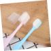 FRCOLOR 2 Pack Fur Toothbrushes - Stylish & Eco-Friendly Cleaning Design for Effective Oral Care - Buy Online on GoSupps.com