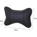 Memory Foam Car Seat Headrest Pillow - Black Leather Neck Support (2 PCs) | Comfortable Auto Neck Rest Cushion - Buy Online on GoSupps.com