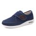 NVBHOF Men's Diabetic Shoes Swollen Feet Adjustable Large Size Walking Shoes Extra Wide Surgery Recovery Shoe for Edema Arthritis Fasciitis Swollen Feet (Color : Blue Size : 12)