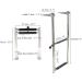 Marine Stainless Steel 2 Step Boat Swim Ladder - Telescoping Dock Pontoon Yacht RV Pool Deck - Buy Online on GoSupps.com