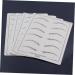  Beatifufu Realistic Eyebrow Training Skin 6 Pieces Double Sided For Microblading Training Artistic Development - Buy Online on GoSupps.com