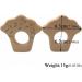Wendysun 3pcs Cartoon Wood Teether Set - Pure Natural Beech Teething Toy for Baby DIY Pendant - Animal Cake Shape - Buy Online on GoSupps.com