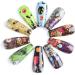 10 Sheets Halloween Nail Foil Transfers Stickers Pumpkin Spider Skull Ghost Witch Nail Decals Festival Party Supplies Decoration Manicure Tips Wraps. - Buy Online on GoSupps.com