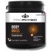 Formula 3-in-1 Creatine+Fenugreek+Arginine | Natural Anabolic Bodybuilding | Testosterone Endurance Recovery | Rapid Muscle Gain Booster | PROPHYSIO® BODY MASS - Made in France