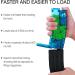 Ludex 6mm Airsoft BBs Speed Loader - 500 Rounds Large Capacity with Adapter | Fast Magazine Loading - Blue - Buy Online on GoSupps.com