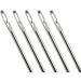 YAWALL Self Threading Needles - 24 Pieces with Wood Needle Case, Dark Brown - Buy Online on GoSupps.com