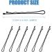 Vlasy 60 Count Black Wave Bobby Pins for Women and Girls - Invisible Hair Clips for All Hair Types - Bulk Hair Accessories - Buy Online on GoSupps.com