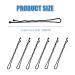 Vlasy 220 Count Black Wave Style Bobby Pins - Invisible Hair Clips Bulk for Women and Girls - Hair Grips for All Hair Types - Buy Online on GoSupps.com