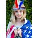 Hying 2 PCS 4th of July Patriotic Headbands for Women - American Stars Headwear Red Blue Feather Independence Day Accessories - Buy Online on GoSupps.com