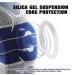 Compression Knee Sleeve for Athletes & Pain Relief Optimal Injury Recovery | Black/Blue Large - International Shipping - Buy Online on GoSupps.com