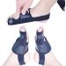 Couple Hallux Valgus Corrector - Breathable Big Toe Separator Relief Sleeves for Men & Women - Comfort & Support (Blue Day & Night Use) - Buy Online on GoSupps.com