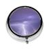 Lightning Stormround Pill Box 3 Compartments Round Pill Box Organizer for Purse Or Pocket Portable Travel Pill Box