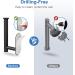 Simtive Adhesive Toilet Paper Holder - Stainless Steel, No Drilling, Stick on Wall - Matte Black for Bathroom and RV - Buy Online on GoSupps.com