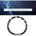 Antistatic Silicone Bracelet for Men & Women - 8 Loops to Remove Electrostatic Charge - Black for Sleep & Motivation - Buy Online on GoSupps.com