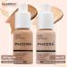 Phoera Cover Make Up Foundation Set - Matte Airbrush Foundation Makeup Primer Setting Powder & Spray for Flawless Finish | Shop Internationally - Buy Online on GoSupps.com