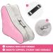 BESPORTBLE Roller Skate Bag - Pink | Ice Skate & Inline Skate Carry Bag for Girls, Boys, Adults | Fits Most Roller Skates | Durable & Stylish Design - Buy Online on GoSupps.com