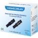 HOMEDSUN 4 in 1 Total Cholesterol HDL LDL and Triglyceride Test Strips - Pack of 10
