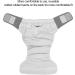 Windula Adult Cloth Diapers - Washable Breathable Reusable Incontinence Solution for Teenagers with Velcro Fasteners - Buy Online on GoSupps.com