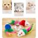 Neikafan Dofu 20 Pcs Furry Mouse Cat Toys Interactive Cat Toys Mouse Rattle Mice for Cat Animals Hunter Toy with Feather Tail for Cats Kittens Play Kick Bite Chew( Assorted Color ) - Buy Online on GoSupps.com