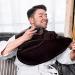 Lurrose Beard Apron Hair Catcher - Non-Stick Hair Cutting Cape for Men | Perfect Grooming Gift (Coffee) - Buy Online on GoSupps.com