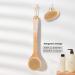Jayzuum Set of 2 Back Brushes - Long Handle Dry Bath Brush for Peeling & Massage | International Shipping Available - Buy Online on GoSupps.com