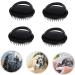 Healeved 12 STK Massage Shampoo Brush - Silicone Hair Washers for Curly Hair & Scalp Care | Better Bathing Experience - Buy Online on GoSupps.com