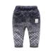 Mud Kingdom Little Boys Fleece Pants Tight Fit Warm Winter 7-8 Years Light Gray