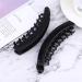 Minkissy 10pcs Slipproof Banana Hair Clips - Black Plastic Ponytail Grippers for Women | Perfect Hair Jewelry for Home Hotel Party & Masquerade - Buy Online on GoSupps.com